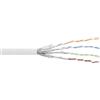 InLine 20673 Cavo LAN Cat.6, S/FTP, PIMF, 4 x 2XAWG 26/7, Flessibile, CU 100% Rame, Guaina PVC, Pull-Out Box 100 m, Nero
