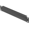 DIGITUS Copertura cieca - 10 pollici (254 mm) - 1U - Copertura per armadi di rete - Pannello cieco - Lamiera d'acciaio - Nero