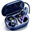 Poounur Cuffie Bluetooth, senza fili, Bluetooth 5.4, con 4 microfoni ENC Noise Cancelling