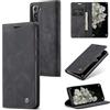Ottcooed Cover per Samsung Galaxy S22 Plus Custodia, Cover Pellicola a Libro Portafoglio in Pelle Porta Carte Protettiva Slot per Scheda Flip Case Wallet Case con Samsung Galaxy S22 Plus, Nero
