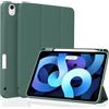 Figair Custodia Protettiva per iPad Air 11 Pollici M4/M3/M2 (2026/2025/2024) e iPad Air 5ª/4ª Generazione 10,9 Pollici (2022/2020), Attiva/Sospensione Automatica, Retro Flessibile TPU Morbido, Verde Scuro