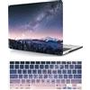 HLAAJJX Custodia Compatibile con Nuovo Macbook Air 13,6 pollici 2022 con Liquid display Retina e Touch ID A2681, Case Rigida Protettivo Plastica Copertina & Tastiera Cover, cielo stellato