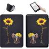 Yzlvigrous Custodia per Kindle Paperwhite/Signature Edition 12a Generazione 2024 Versione 7 Pollici (Modello N. SA568B/SA569P) Cover in PU con Retro in Morbido TPU
