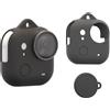 BeisDirect Custodia in silicone per Insta360 Go Ultra corpo della fotocamera, protezione obiettivo copertura protettiva in silicone per Insta 360 Go Ultra accessori fotocamera autonoma (nero)