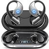 NUPLEA AI Auricolare Traduttore Vocale Istantaneo 80H Bluetooth 6.1 Auricolari senza fili Open Ear con 198 Lingue, 3 in 1 Auricolare Traduzione Vocale Istantanea 7 Modalità di Traduzione, per Affari/Studi1