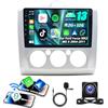 iSpchen Android 13 Portatile Autoradio per Ford Focus MK2 MK II 2004-2011 Autoradio con Wireless Carplay Android Auto 9 Pollici Touchscreen Radio 2 Din con Bluetooth FM/RDS GPS WiFi Retrocamera 2G+32G