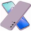 EASSGU Custodia per OPPO A74 (4G) (6.43 Inches), Cover Morbida in Silicone TPU - Erba Viola