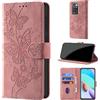 CaseGla Cover per Xiaomi Redmi 10 /Redmi 10 2022, Rosa | Blocco RFID, Portafoglio Pelle PU, Flip Libro, Porta Carte, Magnetica Libretto, Antiurto Protezione Completa