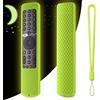 Szaerfa Custodia telecomando Cover per Xiaomi - Mi TV P1 50 43 P1E Q1 75 Q1E 55 XMRM-19, Custodia protettiva in silicone per telecomando vocale Bluetooth (verde notte)