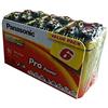 Panasonic 6LR61PPG/6BB Pro Power, batteria alcalina, 9 V - 6LR61, confezione da 6 pezzi, oro