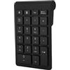 Goshyda Tastiera Numerica a 22 Tasti, Mini Tastiera Wireless Bluetooth, Mini Tastierino Numerico Ricaricabile Portatile per Contabilità Finanziaria, per Laptop Desktop, PC(Nero)
