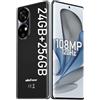 Ulefone Note 17 Pro Smartphone senza contratto, 2,4 K Amoled 120 Hz, display curvo, 108 MP + 32 MP, fotocamera Android 13, 24 GB + 256 GB Helio G99 con ricarica rapida da 33 W, 6,78 pollici, batteria
