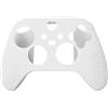 U/D Custodia protettiva in silicone per Xbox Series S X Game Controller Gamepad (bianco)