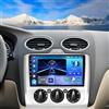 Bakermiche Android 13 Autoradio 2 Din per Focus MK2 MK3 Exi MT 2 3 2004-2011 9 Pollici 2G+32G Autoradio con CarPlay e Android Auto Bluetooth WiFi Navigazione GPS FM/RDS Radio Retrocamera