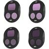 BeisDirect Set di filtri ND e CPL compatibili con DJI Mavic 4 Pro, UV ND8 ND16 ND32 ND64 NIGHT filtri a densità neutra accessori per lenti drone (ND8+ND16+ND32+ND64)