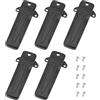 Create idea 5 Pezzi KBH-10 Clip Da Cintura Walkie Talkie Clip Da Cintura Compatibile Con Kenwood TK-290 TK-390 TK-2302 TK-3302 TK-2402 TK-3402 Radio Bidirezionale