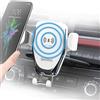 Aigner & Reiter Supporto per cellulare da auto con funzione di ricarica per lo slot CD | Supporto per cellulare da auto con induzione Wireless Charger per lo slot CD | per tutti gli smartphone con standard Qi
