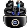 GreHom Cuffie Bluetooth 5.4, Auricolari Bluetooth Stereo con 4 Mic Stereo, 40 Ore In Ear Cuffiette Wireless Cancellazione Rumore, con LED Display, IP7 Impermeabile, USB-C, Cuffie Senza Fili per And