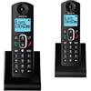 ALCATEL F685 DUO TELÉFONO DECT NEGRO