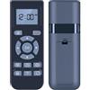 GOUYESHO RC1507 Telecomando di ricambio per aspirapolvere robot Ecovacs Deebot N79 N79S M80 M81 M83 Pro (nero)
