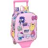 safta HELLO KITTY & FRIENDS - Zaino asilo con carrello, ideale per bambini di diverse età, comodo e versatile, qualità e resistenza, 22 x 10 x 27 cm