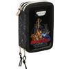 safta Master OF THE UNIVERSE - Astuccio scolastico con 37 utensili inclusi, ideale per bambini dai 5 ai 14 anni, comodo e versatile, qualità e resistenza, 12,5 x 5,5 x 19,5 cm