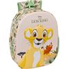 safta El King León - Zaino scolastico, con design 3D, ideale per bambini di diverse età, comodo e versatile, qualità e resistenza, 27 x 10 x 33 cm