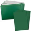 FarbenFroh by GUSTAV NEUSER 10x set di cartoncini singoli XXL in formato DIN A4 (21 x 29,7 cm) incl. buste in formato DIN C4 - verde scuro - busta con adesivo - per biglietti d'auguri, certificati e voucher