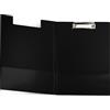 Netuno Raccoglitore Portablocco A4 Con Clip, Colore Nero, Coperchio e Morsetto in Metallo, Porta Documenti in Plastica