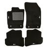 RICAMBIITALIA2017 TAPPETI - TAPPETINI MOQUETTE 4 LOGHI 4 FIX COMPATIBILI CON AUDI A1 2010>2018