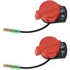 EMSea 2 Pezzi Interruttore Arresto Miscelatore Interruttore Spegnimento A Filo Singolo 36100-ZE1-005 36100-ZE1-015 36100-883-005 Compatibile Con Honda G100 G150 G200 G400 GX100