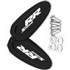 RJKZX Parte per moto Specchietti Retrovisori Coprisedile Decorativo Base Specchietto Parabrezza Copriforo Retrovisore Per BMW S 1000 RR S1000 2020 2021 2022 2023(Black)