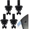 Greacesrio Cappelliera Posteriori Clip di Fissaggio per Clio/Megane, 7705099001 8200675047, 4 pezzi Cappelliera Posteriori Clips Voiture ganci cappelliera compatibile con Clio III IV V Megane III IV