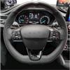 SADHADAH volante Per Ford Per Focus Per Mk4 St Line Per Focus ST 2018 2019 2020 2021 2022 2023 Coprivolante Auto In Treccia Di Carbonio coprivolante(Sports style7)