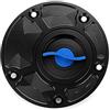 Motoparts Motocicletta tappo serbatoio rapido alluminio alta qualita per circuito per Yamáha FZ1 FZ6 FZR YZF R1 R6 YSR50 Fazer (Blu-Nero)