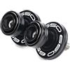 LLIDFONK Per Kawasaki Z650 Z 650 RS Ninja650 ninja650 2017 - 2025 VERSYS650 2015 - 2025 8 mm accessori moto in alluminio per forcella, bobine Slider Stand viti (nero)