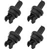 WANGCL 4PCS Clip per Scaffale per Pacchi 79916JD00A Fissaggi di Fermo per Stampaggio in Plastica Nera per Nissan Qashqai 2007-2019