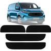 Opaltool Tappetini in Moquette per Ford Transit Tourneo Custom 2023-2026 | 4Pcs Strisce di Soglia per Porte con Nastro Adesivo