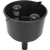 Fabater AF15CB Filtro Carburante, Imbuto Filtro Olio Auto a Bocca Larga Grande, Filtro Carburante Conduttivo Portatile Ad Alta Portata per Auto Moto Camper SUV, Fino a 12 Galloni Al Minuto