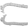 WERTYUF Supporto Fisso Paraurti Anteriore Compatibile Con Mitsubishi Per Outlander 2007 2008 2009 Paraurti Anteriore Sinistro Destro Staffa Superiore Parti Di Ricambio 6400A587 6400A588
