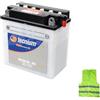 CLICK & GO COMPATIBILE CON PIAGGIO FLY 4T 100 da anno 2005 al 2009 BATTERIA YB9-B TECNIUM BB9-B FORNITA COMPLETA PER L'UTILIZZO MOTO SCOOTER BATTERIE 9 AMPERE 12 VOLT 135X75X139MM