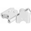 Yosoo Health Gear Riser Manubrio 22mm Universale Per Moto - Attacco Morsetto Con Rialzi, 2 Pezzi (Argento), Maniglia di sollevamento 35mm