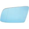 Difmqf Vetro Specchio Retrovisore Riscaldabile Per BMW Serie 5 E60 E61 E63 E64 2003-2010 Specchietto Retrovisore Laterale Riscaldato Blu Grandangolare(Left Side)