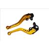 YJS Motocicletta Breve Leve Freno e Frizione CNC Leva Alluminio Regolabile Compatibile con DUCATI Monster 695 796 696 ST4S Monster 620 Hypermotard Mts 400 PWL020