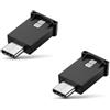HENGBIRD 2 Pezzi Luce Atmosferica Usb-C Rgb Led Usb Con 8 Colori e Luminosità Regolabile Mini Luce Usb Tipo C per Auto Laptop e Camera da Letto