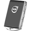 TOUPHY Custodia protettiva per chiave auto per Volvo XC90, XC60, XC40, S60, S90, V90, in lega di zinco, opaca, colore nero