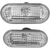 micblaco Copertura trasparente per indicatore di direzione, per Ford, coppia di indicatori laterali di ricambio, per Ford Focus MK2 II C-MAX 2004-2012, coppia sinistra e destra, colore bianco, 1336185 4593010