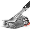 bio-chem Spazzola per Barbecue con Raschietto e setole in Inox