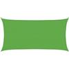 vidaXL Telo Ombra 2,5 x 6 m HDPE Rettangolare Verde chiaro