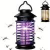 Bwaliffury Lampada Antizanzare, Lampada Zanzare 3000V, Zanzariera Elettrica Silenzioso, Antizanzare Elettrico con Luce Notte, USB Ricaricabile, Per Interni ed Esterni, per Cucina, Camera Letto
